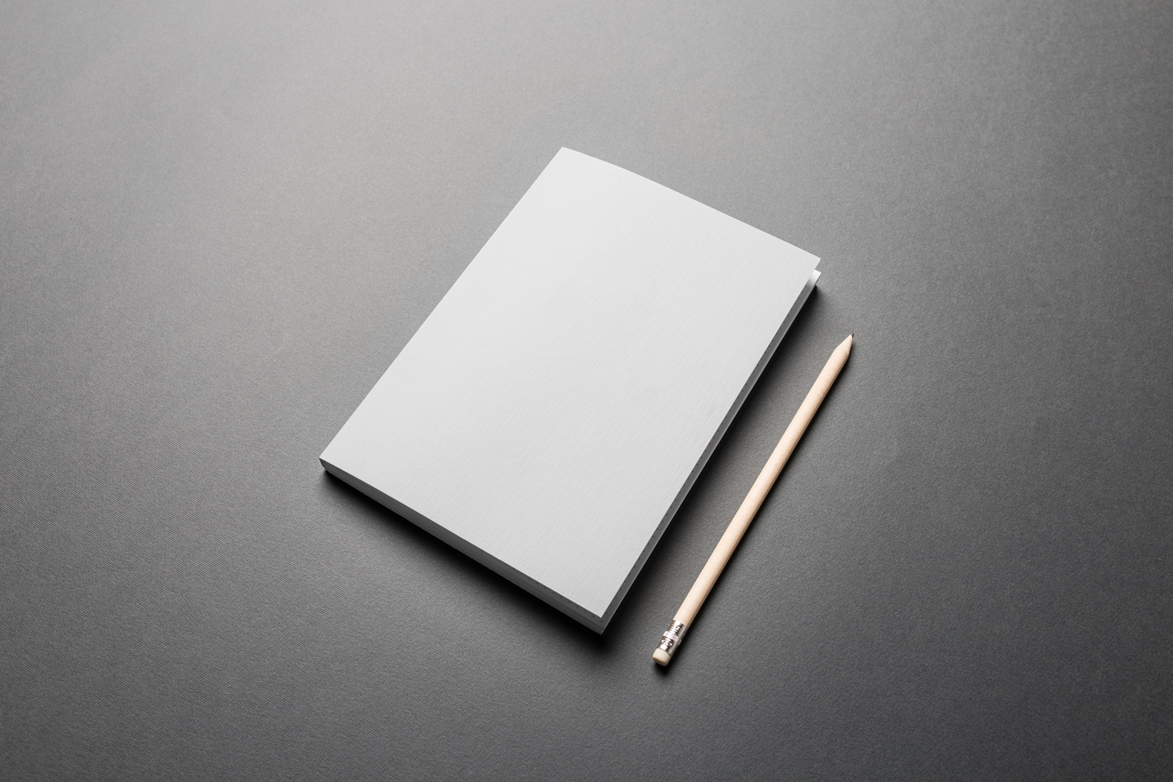 Gray Notebook Mock-up